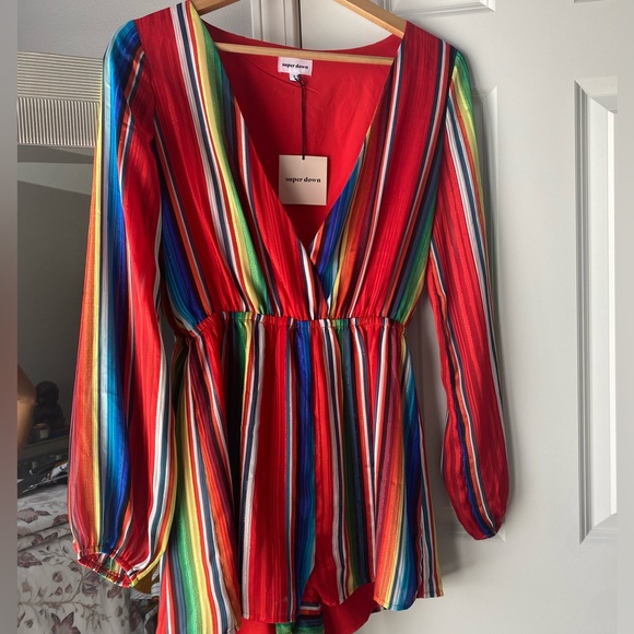 Superdown Rio Surplice Romper - Picture 2 of 3